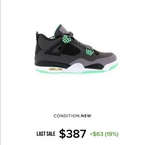 Jordan 4 green glow
